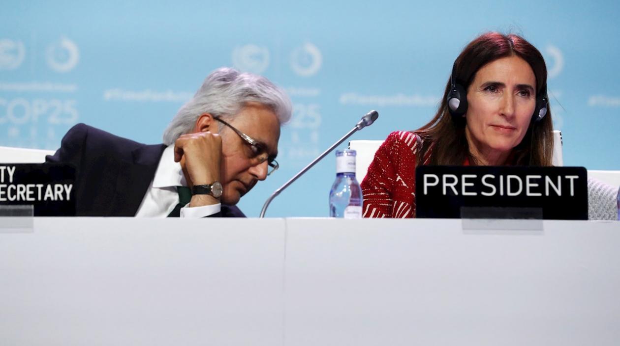 La presidenta de la COP25, Carolina Schmidt.