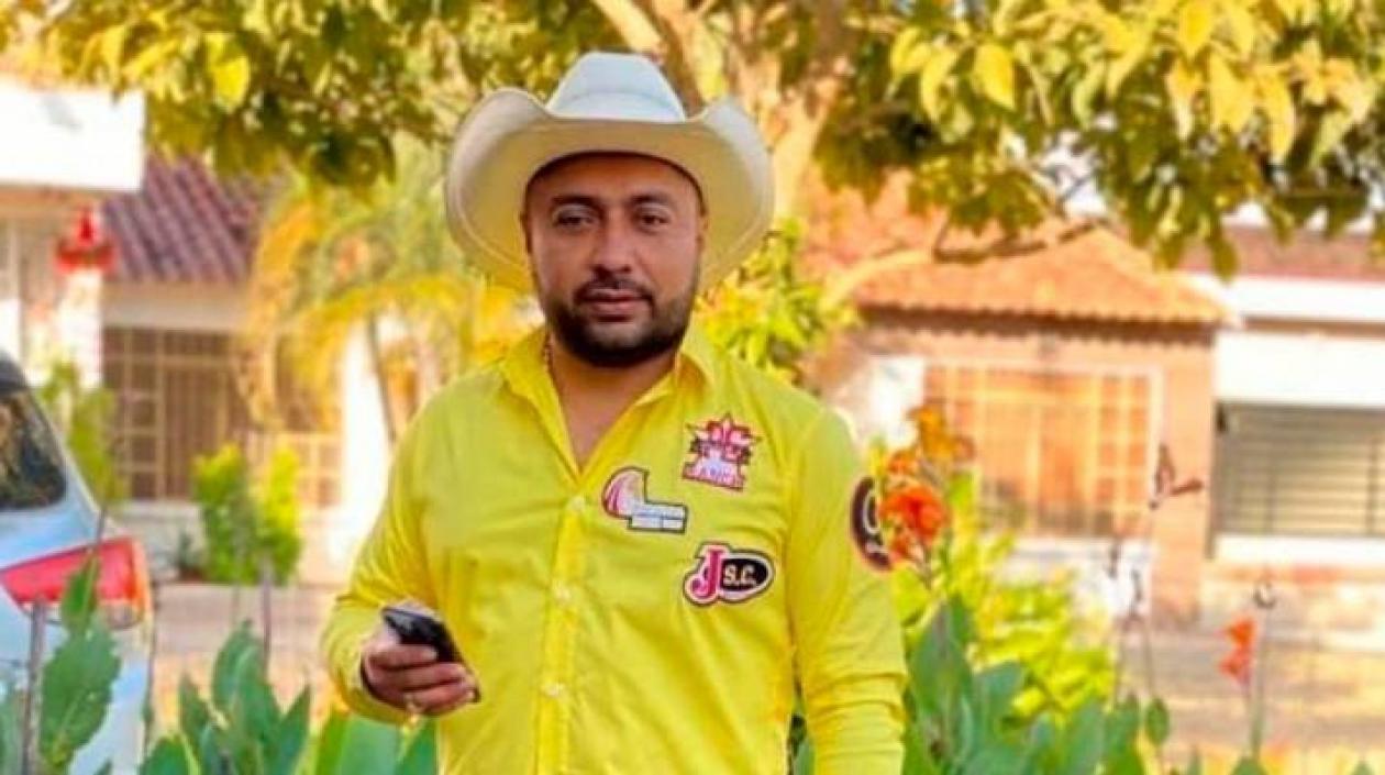 El tesorero Eider Armando Colina.