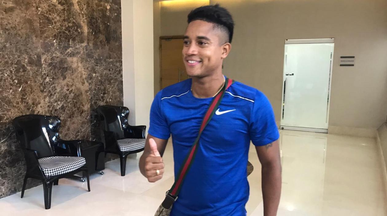 Cristian Higuita, jugador colombiano. 