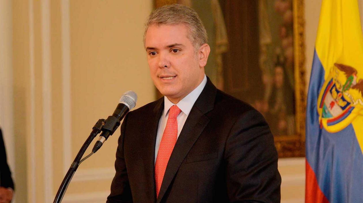 Iván Duque, presidente de Colombia.