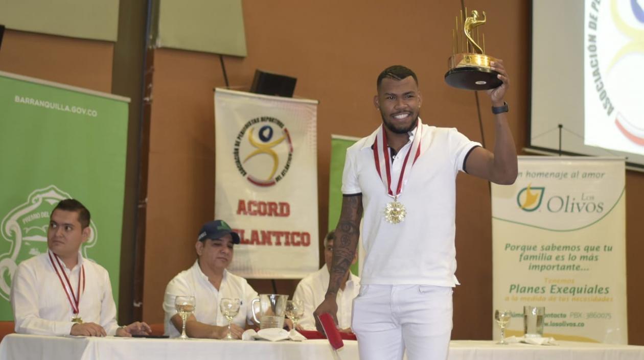Anthony Zambrano, deportista del año 2019 en el Atlántico.