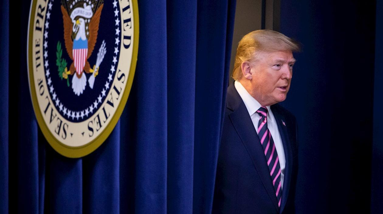 - El presidente estadounidense, Donald Trump.