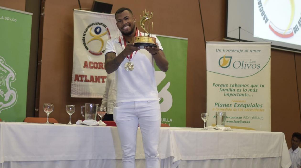 El atleta Anthony Zambrano.