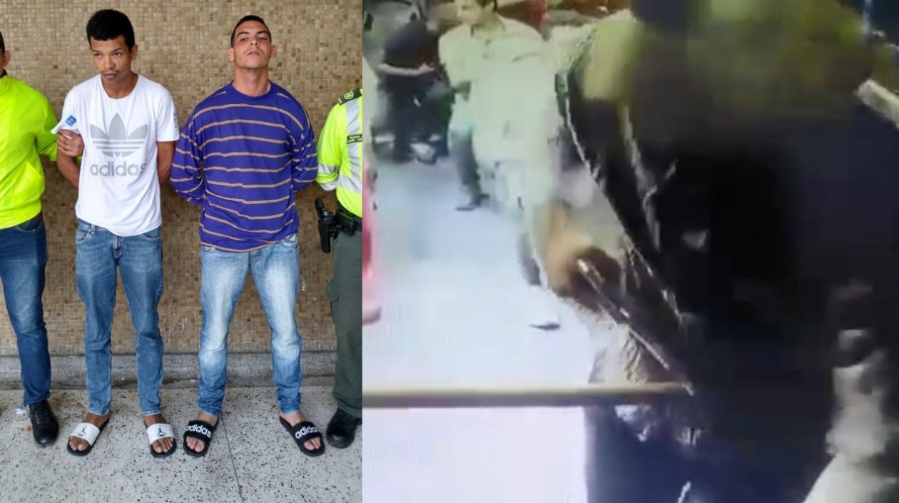 Los capturados y momentos del atraco.