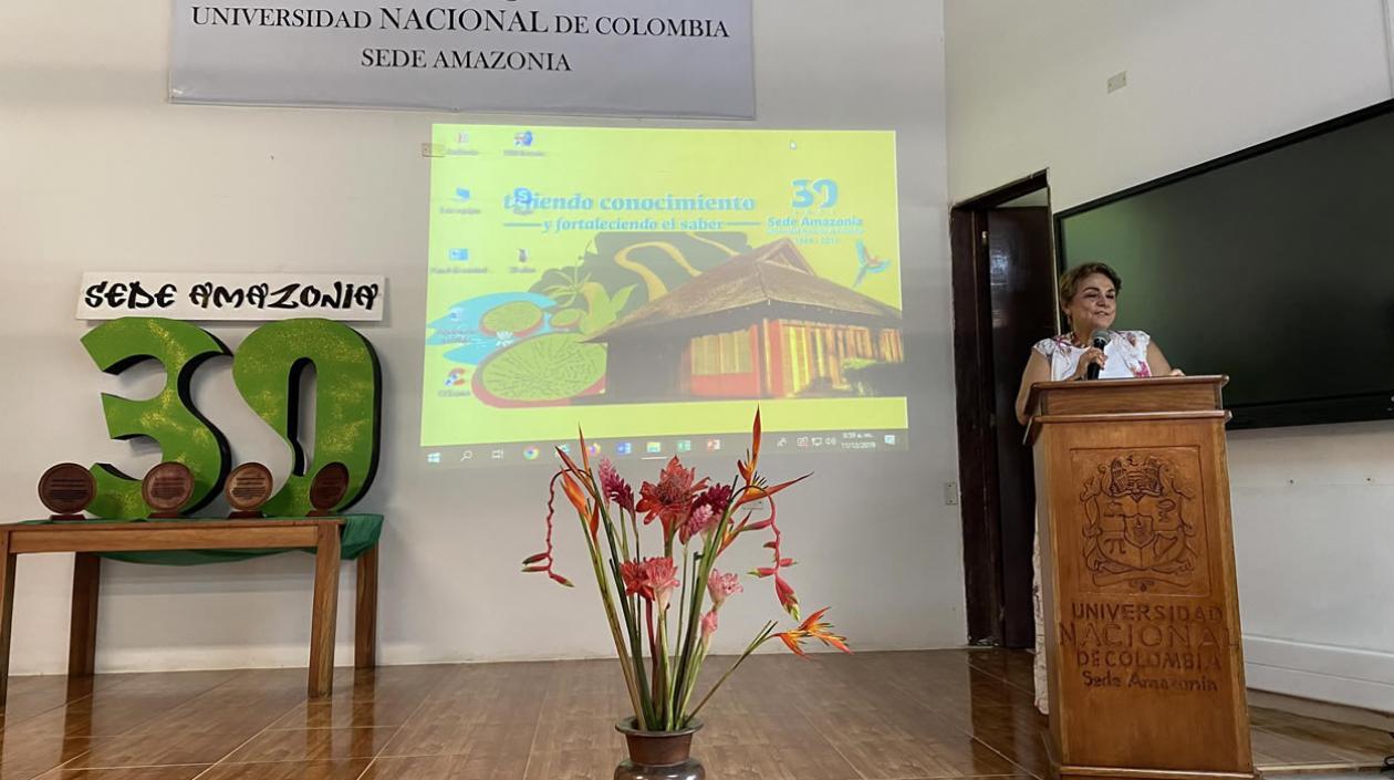 La rectora de la Nacional, Dolly Montoya Castaño