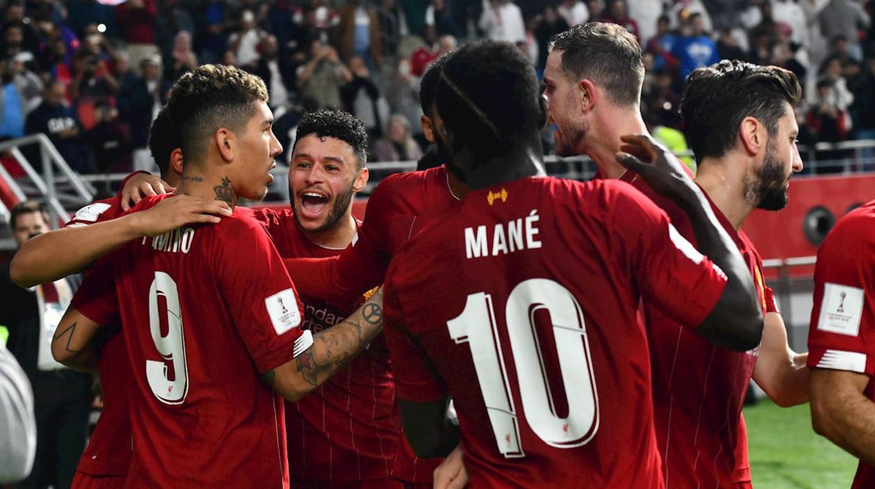 Firmino celebra el gol del triunfo. 