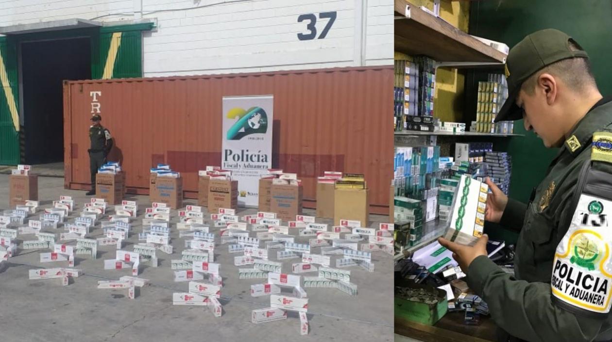 Cigarrillo de contrabando hallado por la Polfa.