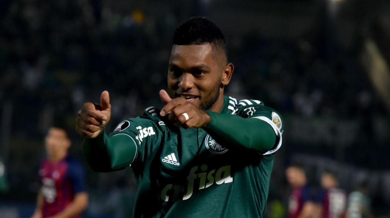 Miguel Ángel Borja, delantero colombiano. 