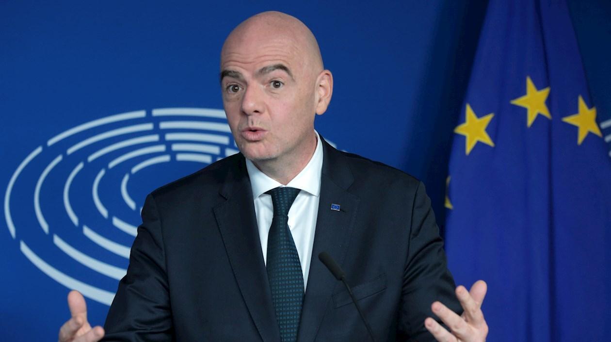 El presidente de la FIFA, Gianni Infantino.