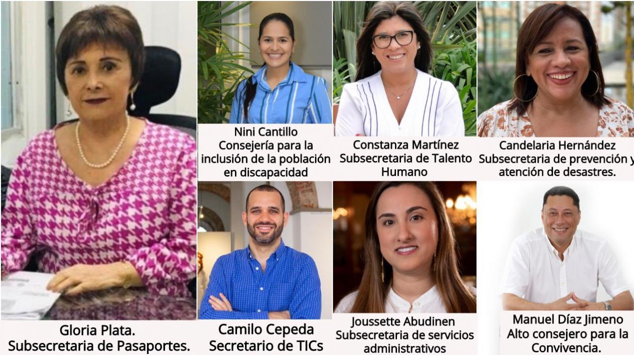 Elsa Noguera nombró y ratificó algunos de los funcionarios.