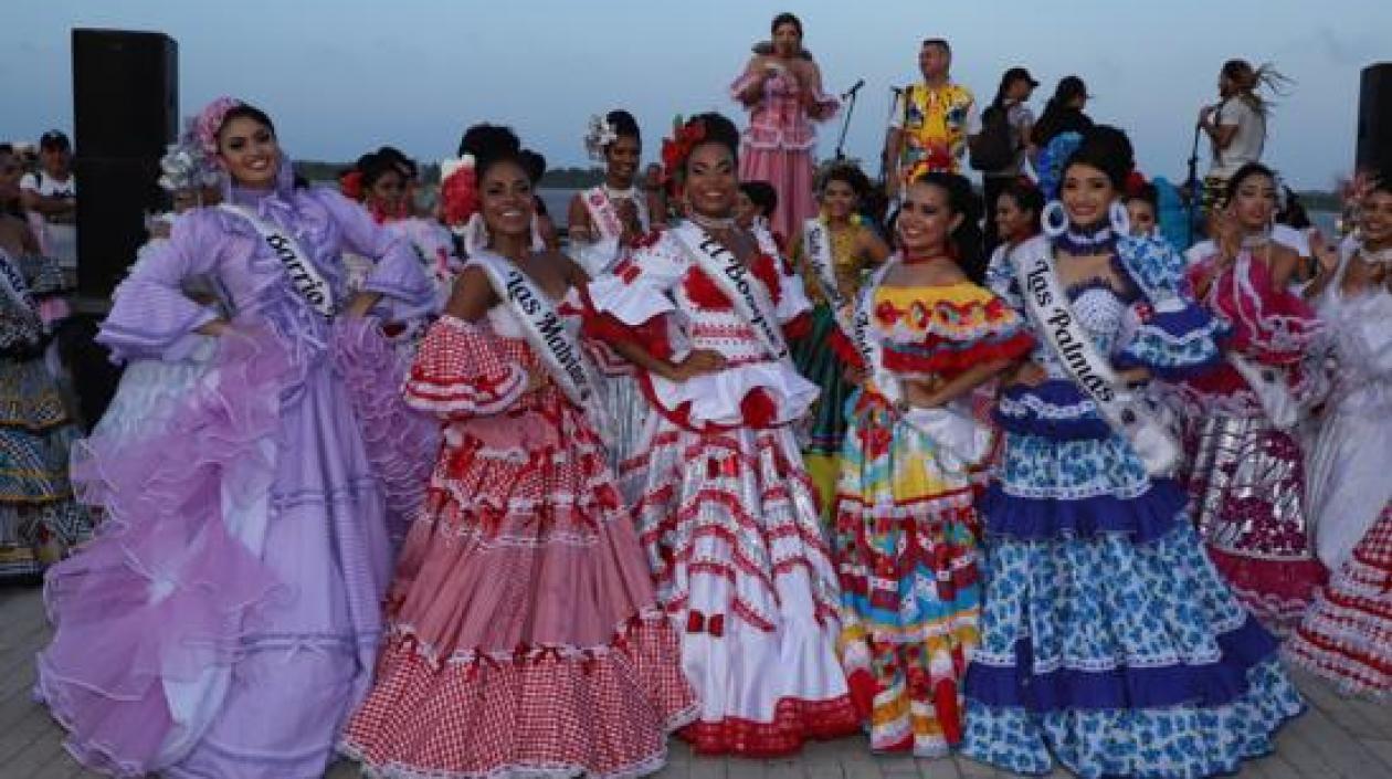 Finalistas de 'Reina de la Cumbia Tambó'.