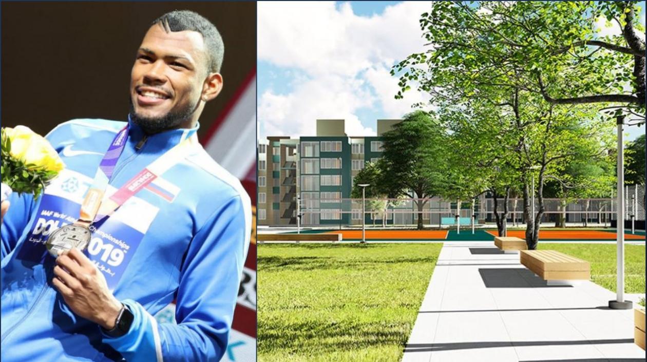 Anthony Zambrano, deportista al servicio del Atlántico.