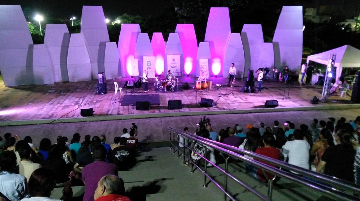 Concha acústica del parque Sagrado Corazón.