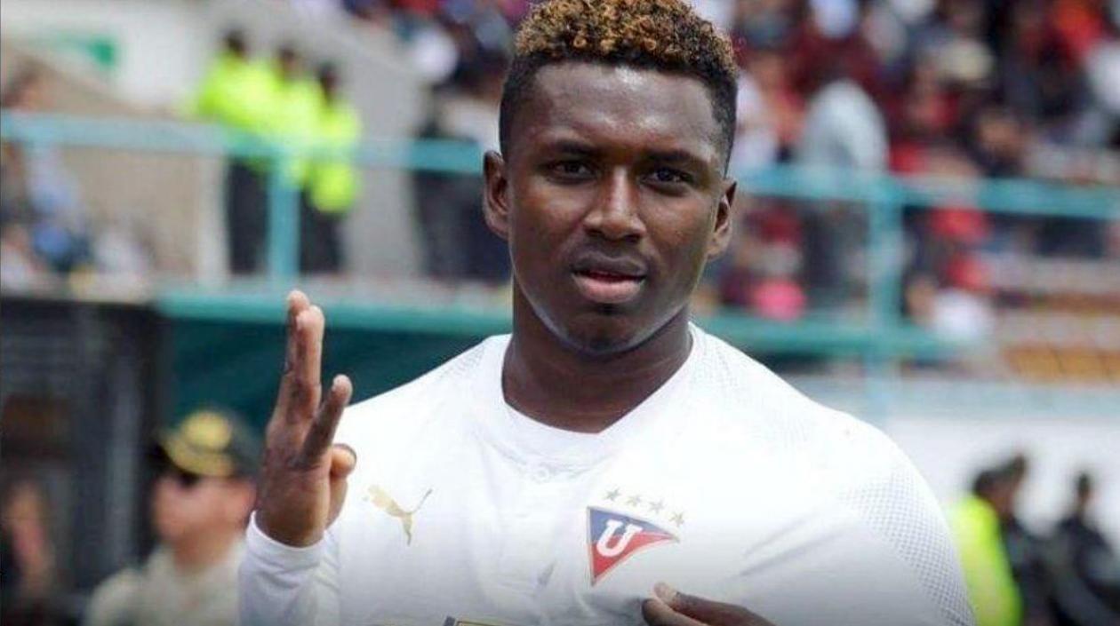 Edison Realpe., futbolista ecuatoriano fallecido en un accidente.