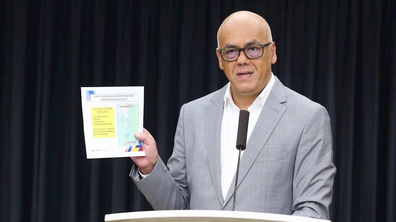 Jorge Rodríguez, ministro de Información de Venezuela.