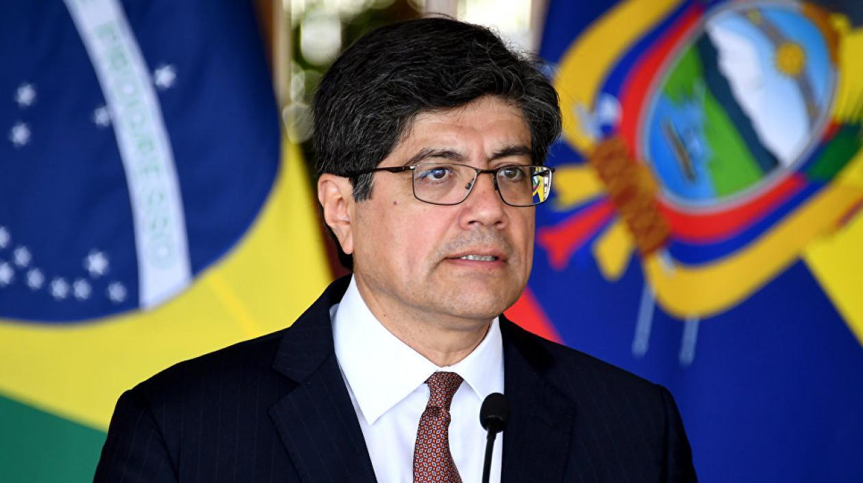 José Valencia, canciller ecuatoriano.