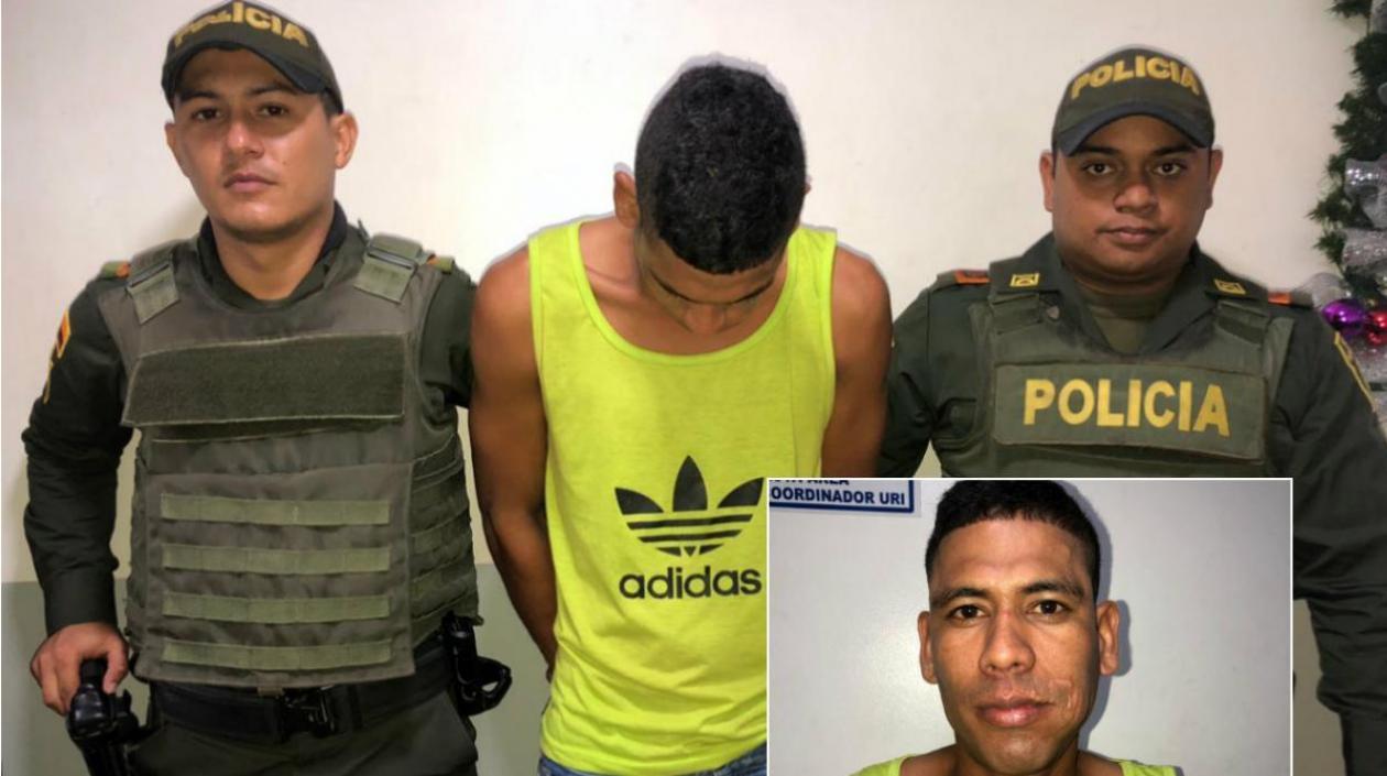 El presunto homicida capturado