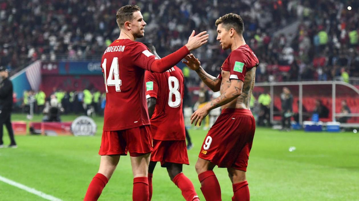 Firmino celebra el gol del título en el Mundial de Clubes. 