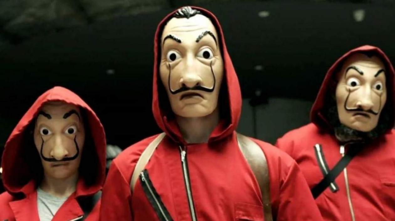 Personajes de la serie 'La casa de papel'.