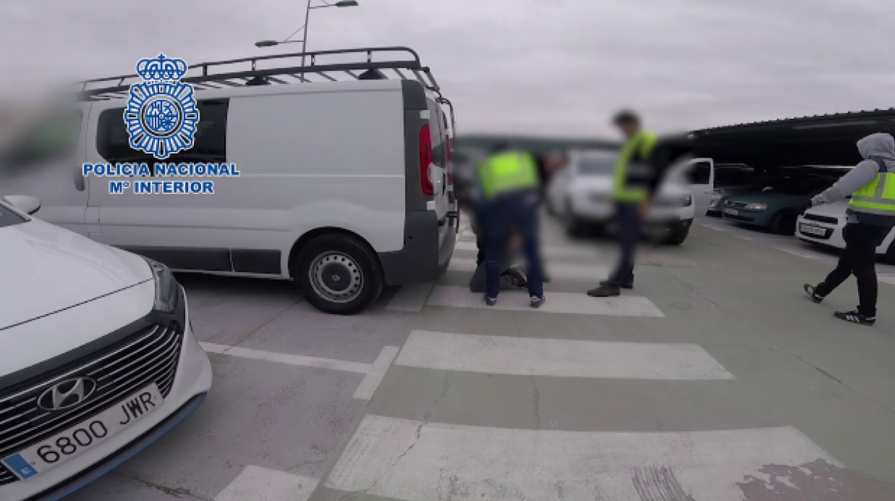 Imagen del allanamiento.