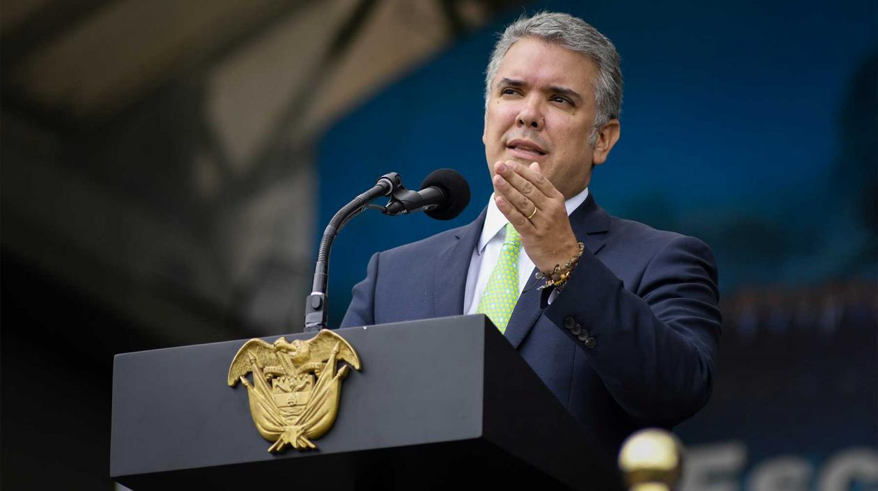 El Presidente de la República, Iván Duque.