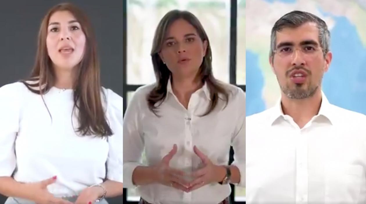 Lizette Bermejo, María Teresa Fernández y Juan Manuel Alvarado.