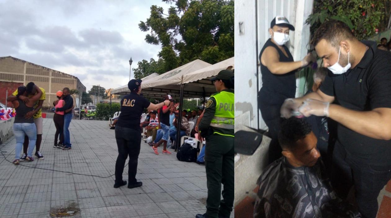 Jornada a favor de los habitantes de la calle.
