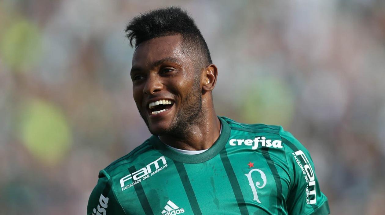 Miguel Ángel Borja, delantero colombiano. 