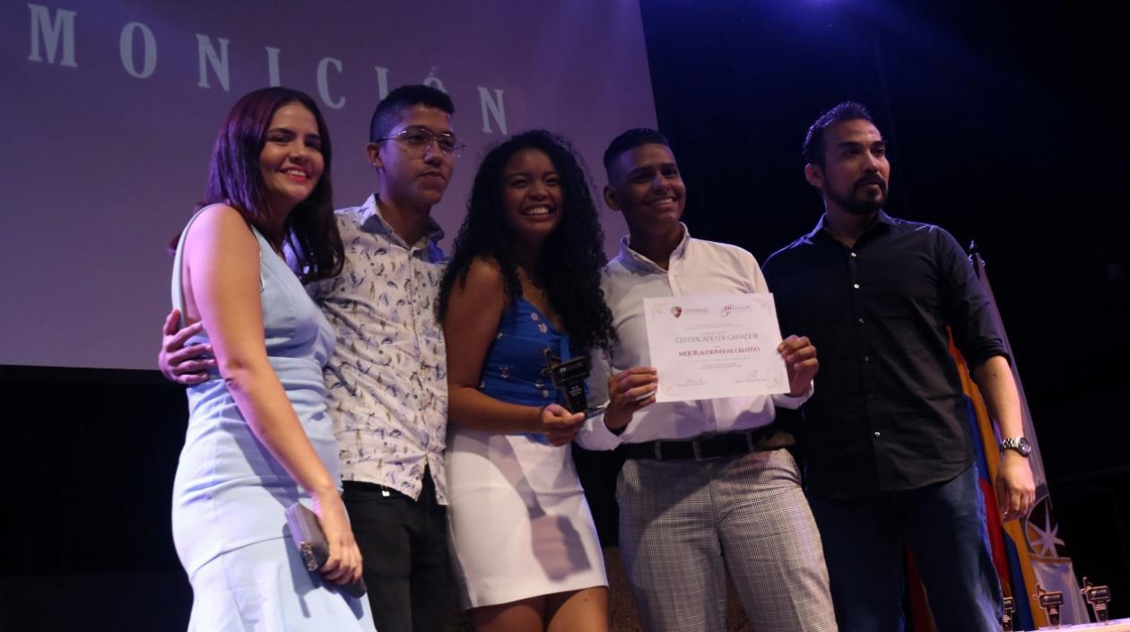 Ganadores de la categoría mejor audiovisual creativo.
