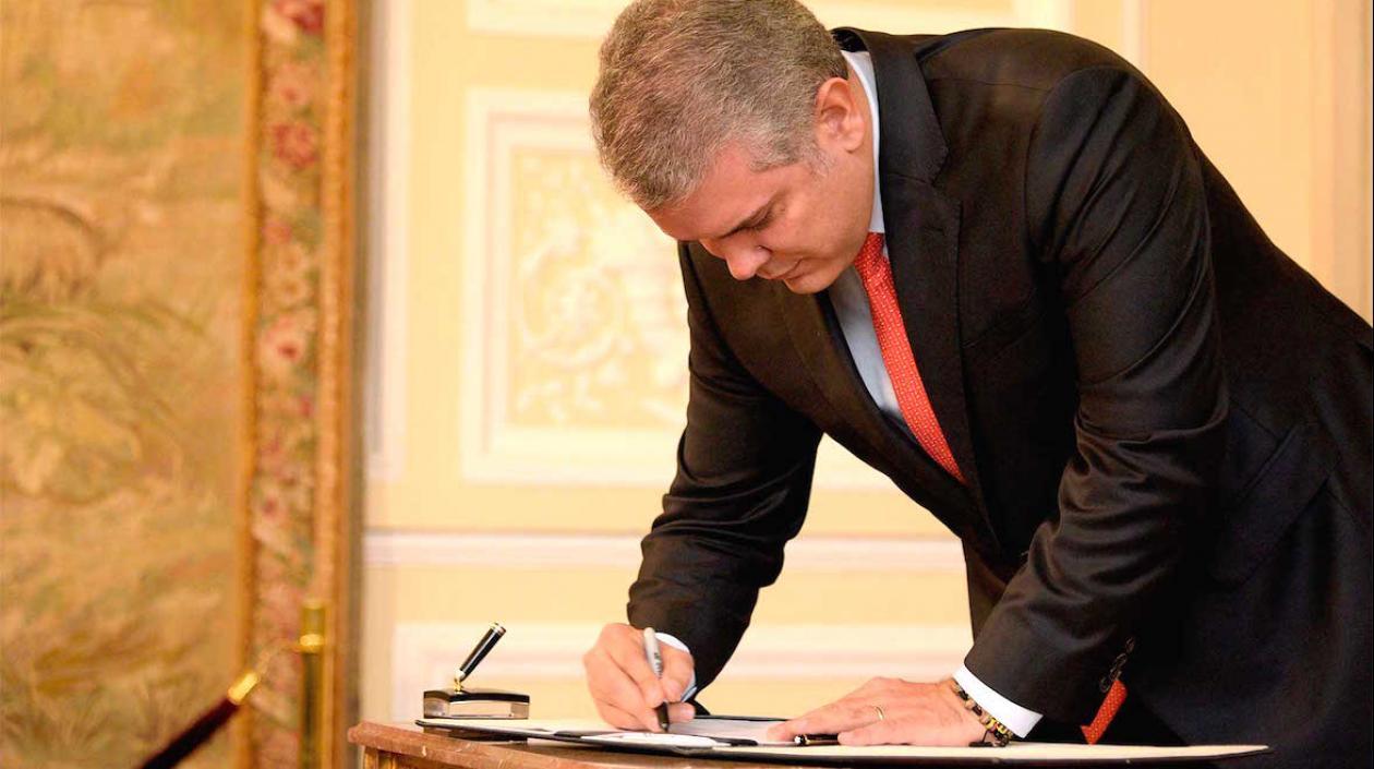 Iván Duque, Presidente de la República.