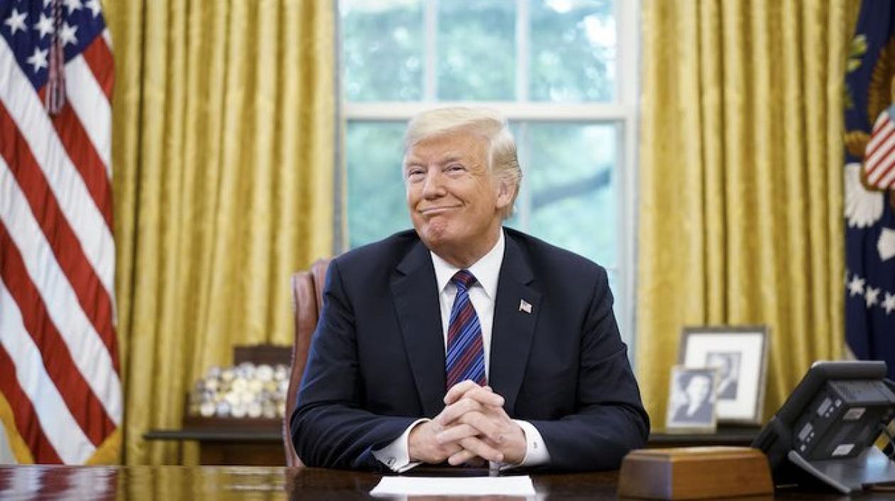 Donald Trump, presidente de los Estados Unidos.