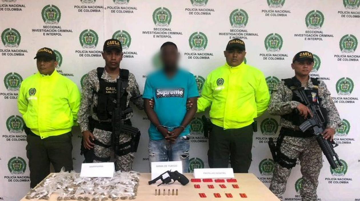 Carlos Andrés Chavez de la Rosa, alias ‘Mente', capturado por las autoridades.