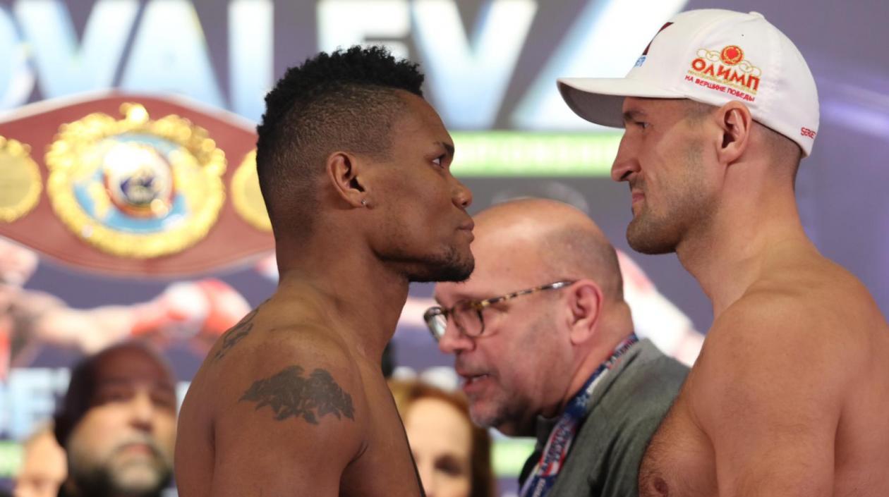 Eleider Álvarez y Sergei Kovalev. 