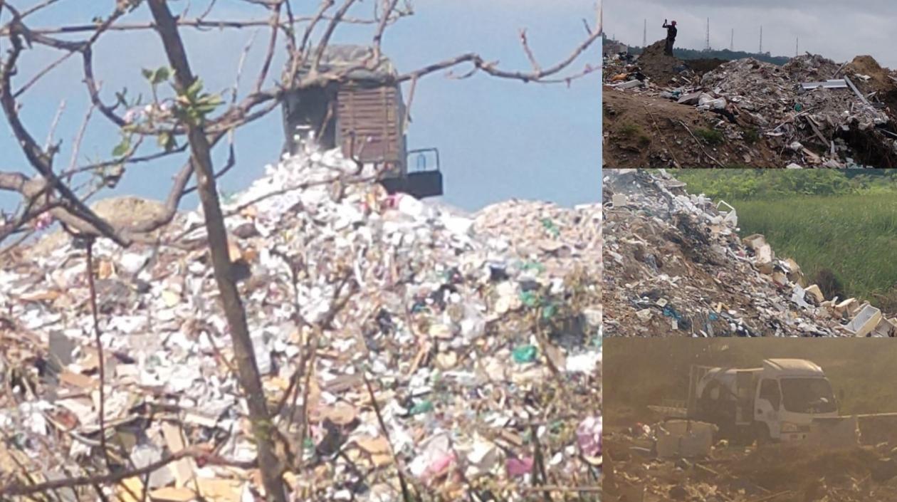Imágenes del basurero. 