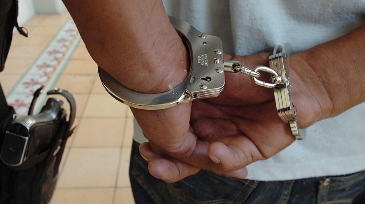 El hombre fue asegurado en un centro carcelario de Bogotá.
