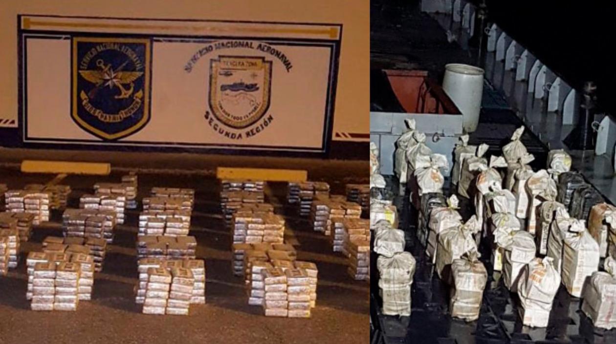 La droga fue hallada dentro del buque de carga general en Costa Arriba Colón, Caribe Oriental.