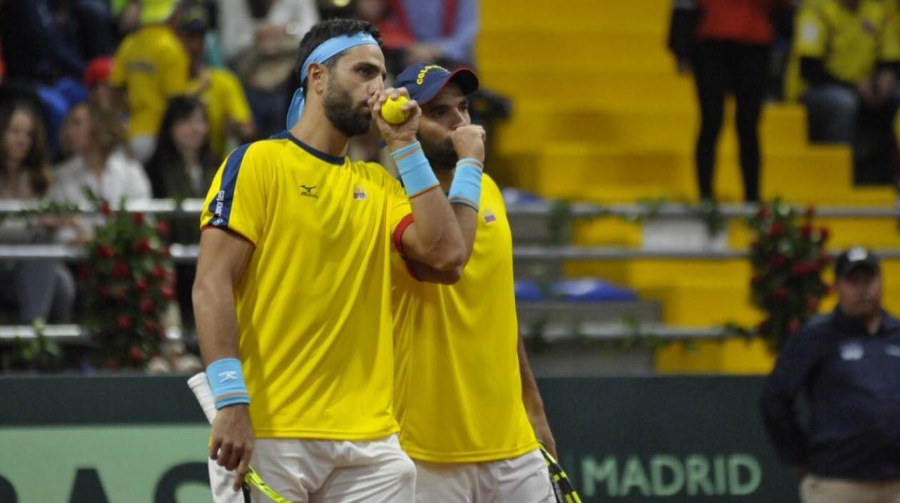 Robert Farah y Juan Sebastián Cabal, figuras del equipo colombiano. 