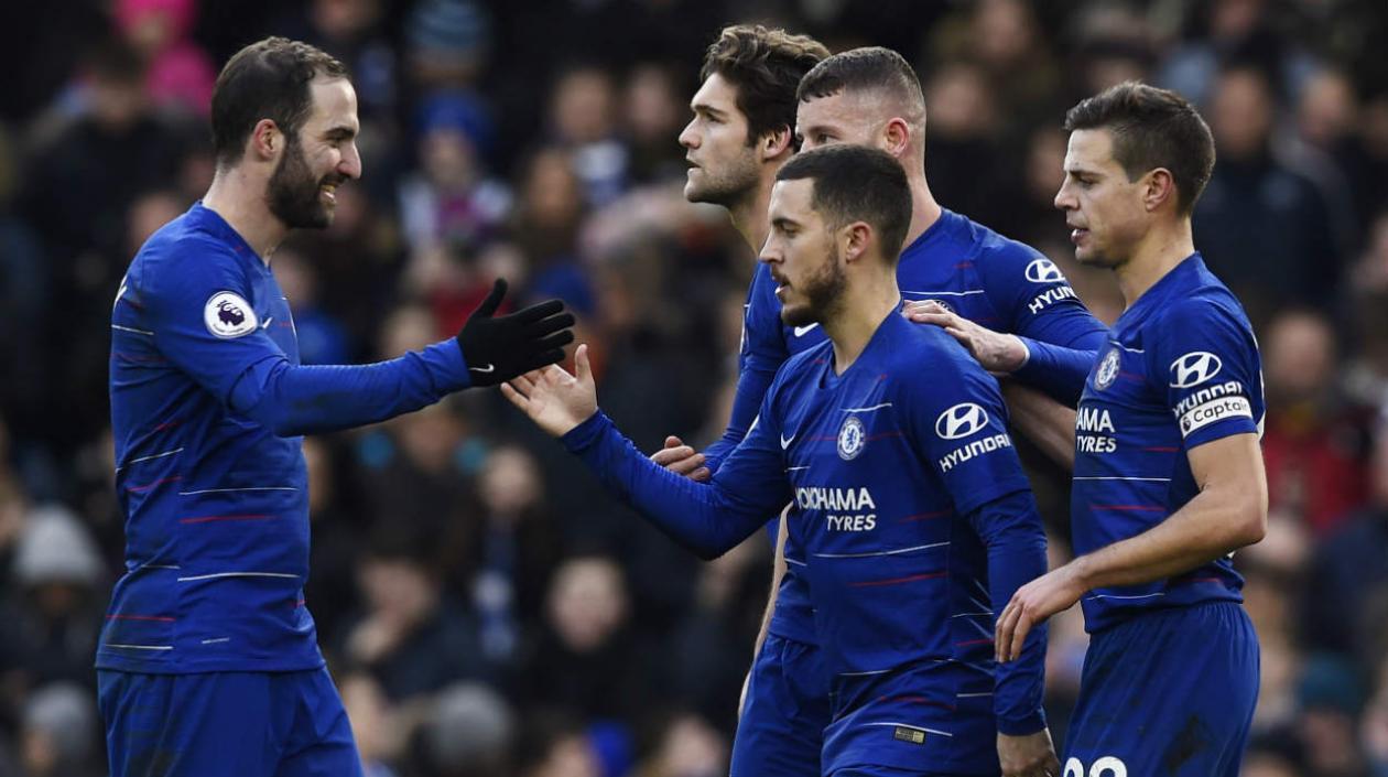 Gonzalo Higuaín, delantero del Chelsea. 