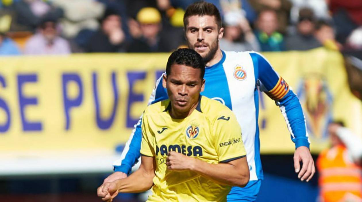 Carlos Bacca, delantero de Villarreal. 