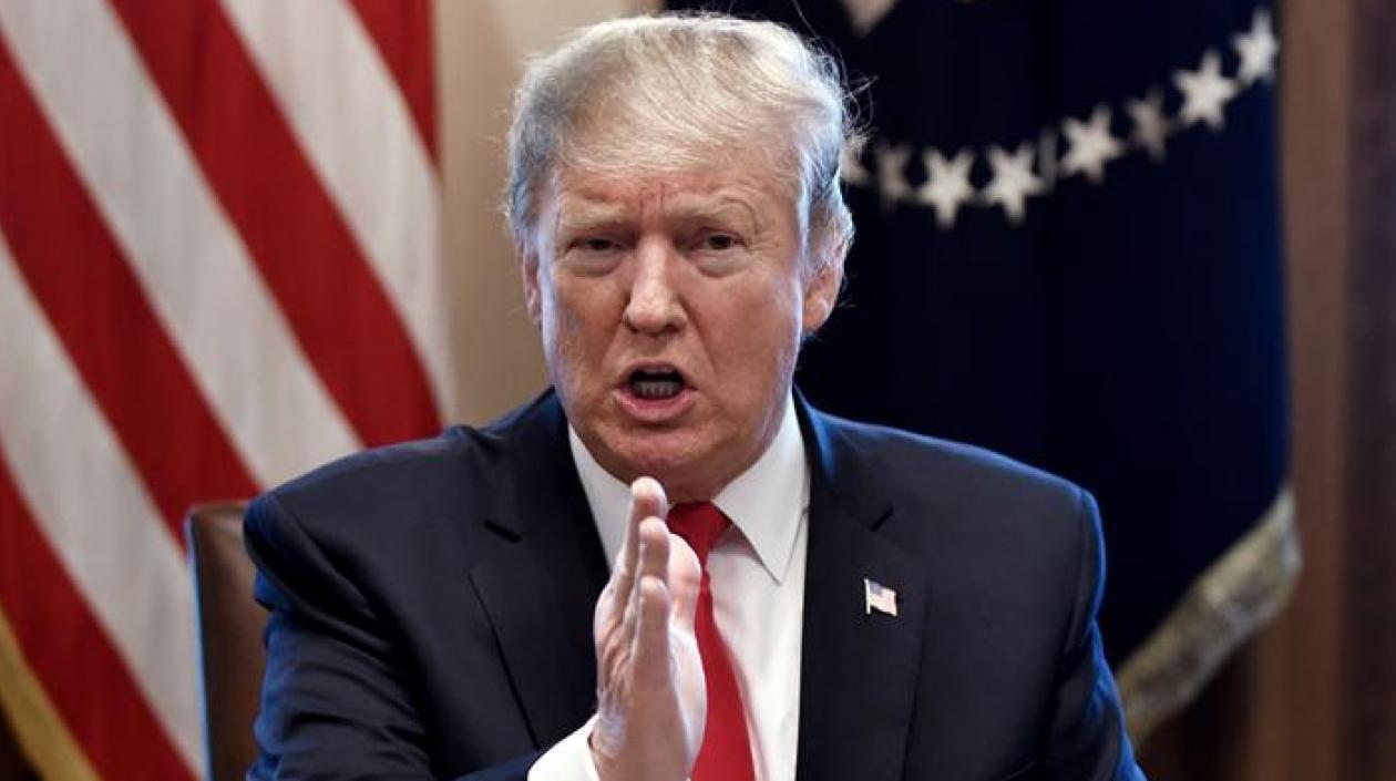 Donald Trump, presidente de los Estados Unidos.