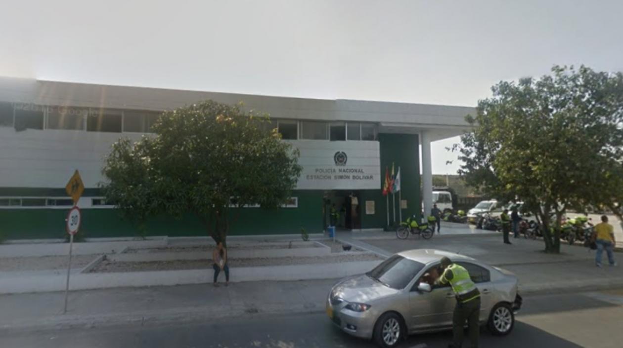 El incidente ocurrió en la parte de atrás de la Estación del barrio Simón Bolívar.