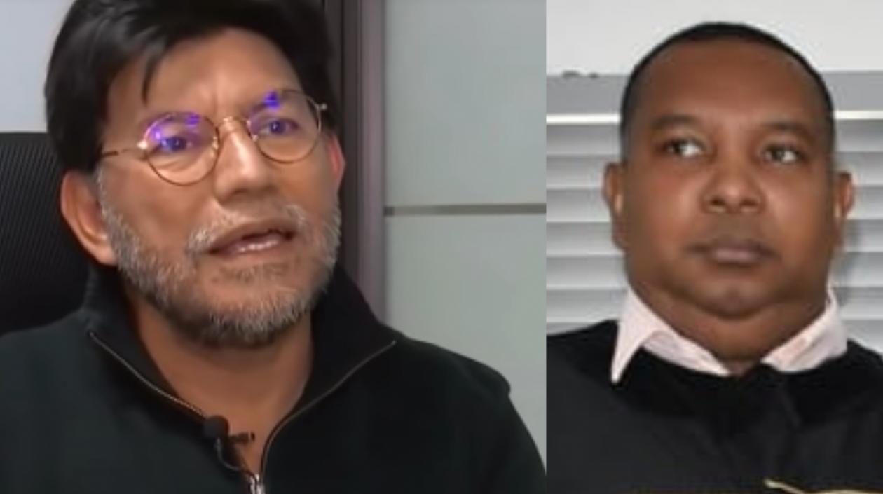 Abogado José H. Torres y el magistrado Demóstenes Camargo del Tribunal Superior de Barranquilla.