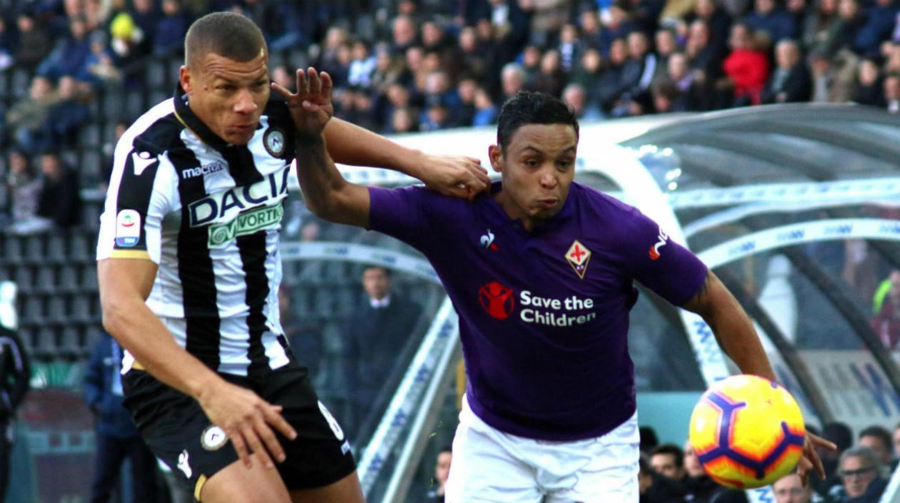 Luis Fernando Muriel, jugador de la Fiorentina. 