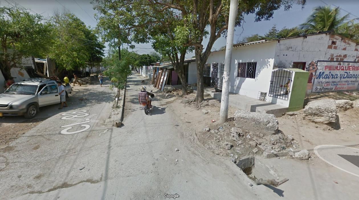 Sector donde ocurrieron los hechos