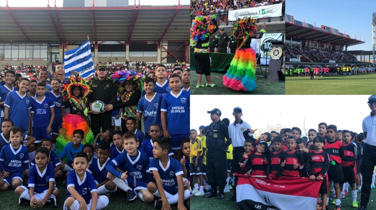 Aspectos de la inauguración.