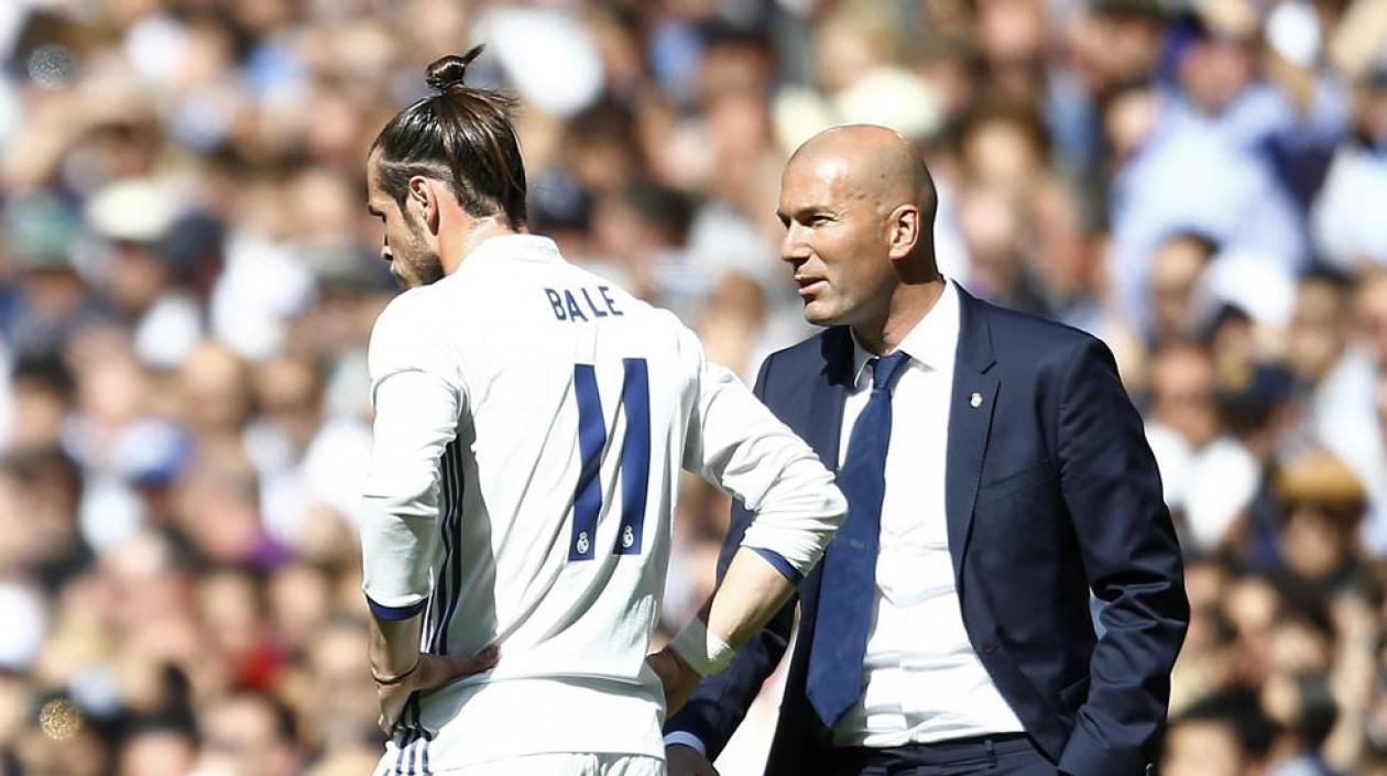 Gareth Bale y Zinedine Zidane.