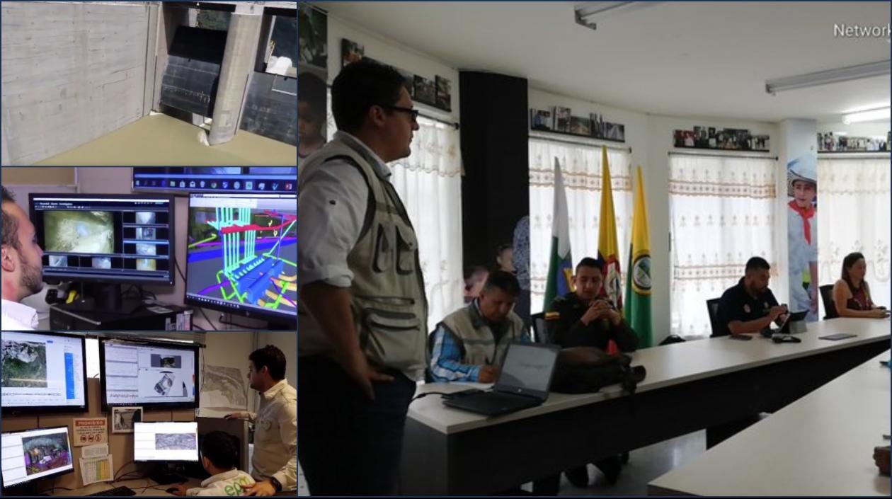 Consejo Municipal de Riesgo de Desastres en los municipios de Valdivia y Cáceres.