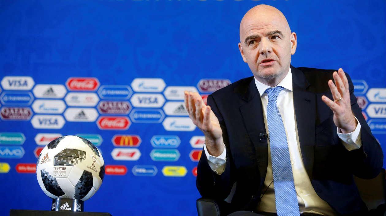 Gianni Infantino, presidente de la FIFA. 