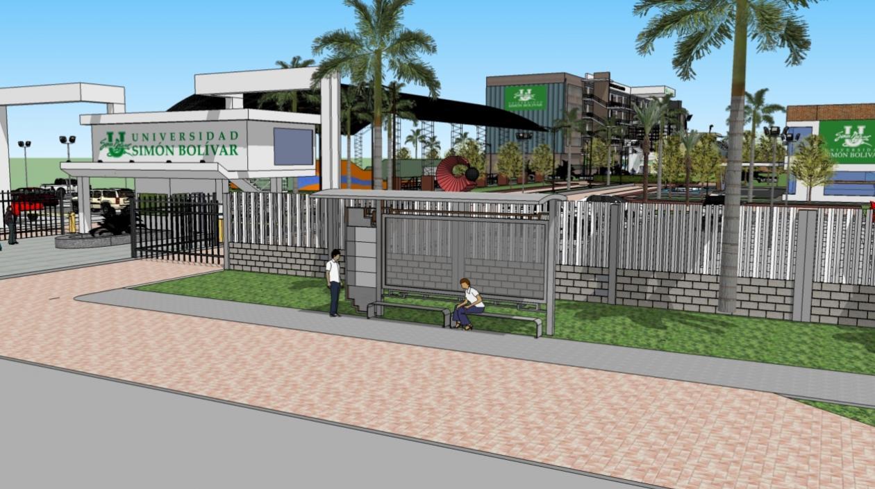 Render de la nueva sede de Unsimón. 