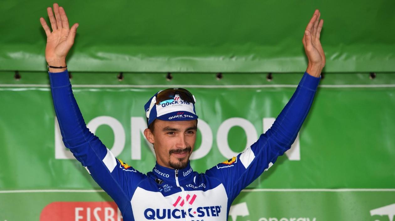 Julian Alaphillipe, ciclista francés. 